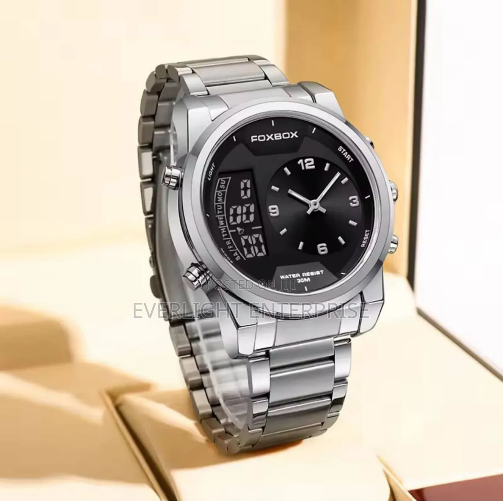 Foxbox Dual Time Gents Watch Fb0058e