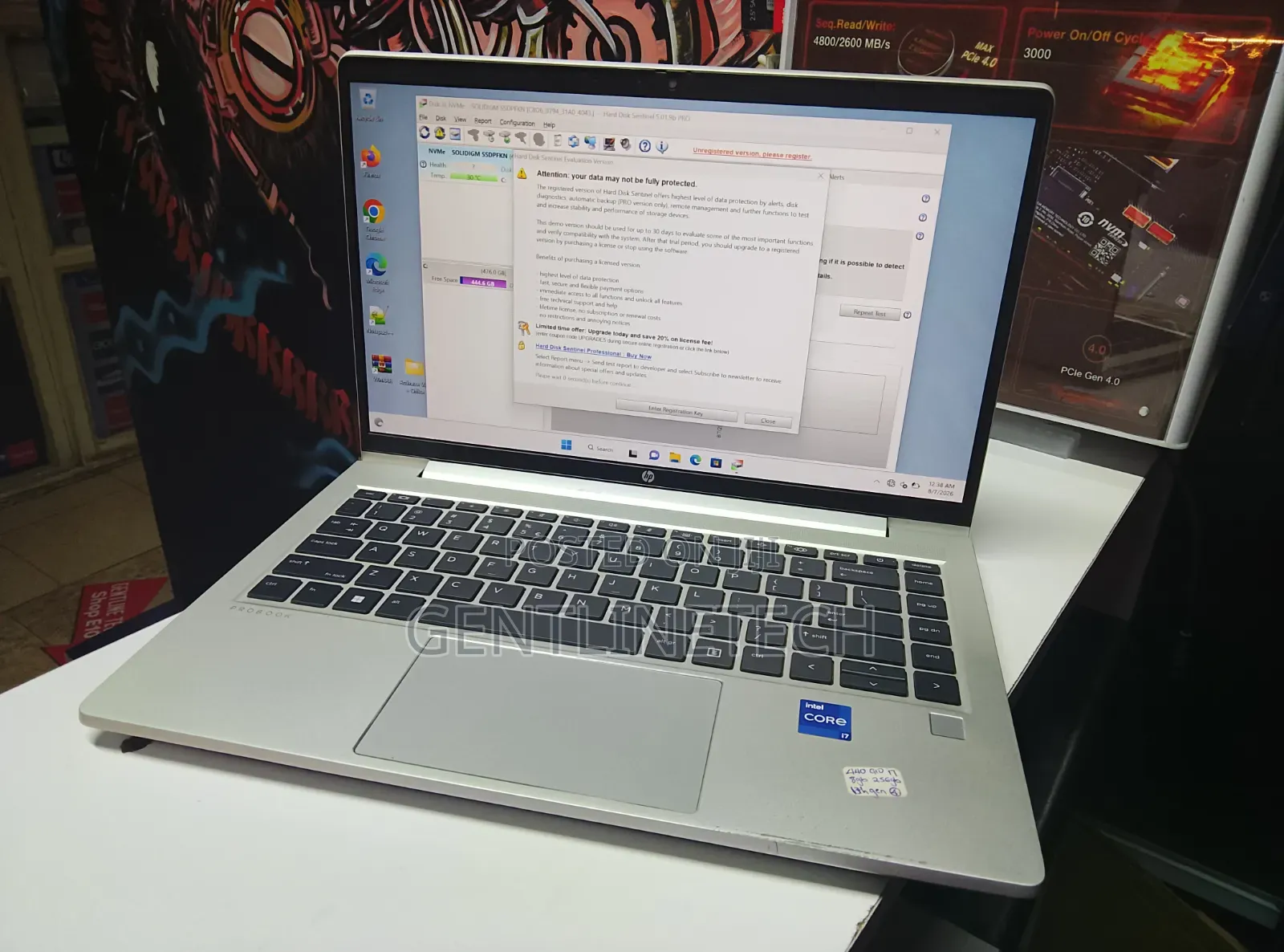Laptop HP ProBook 440 G10 8GB Intel Core i7 SSD 256GB