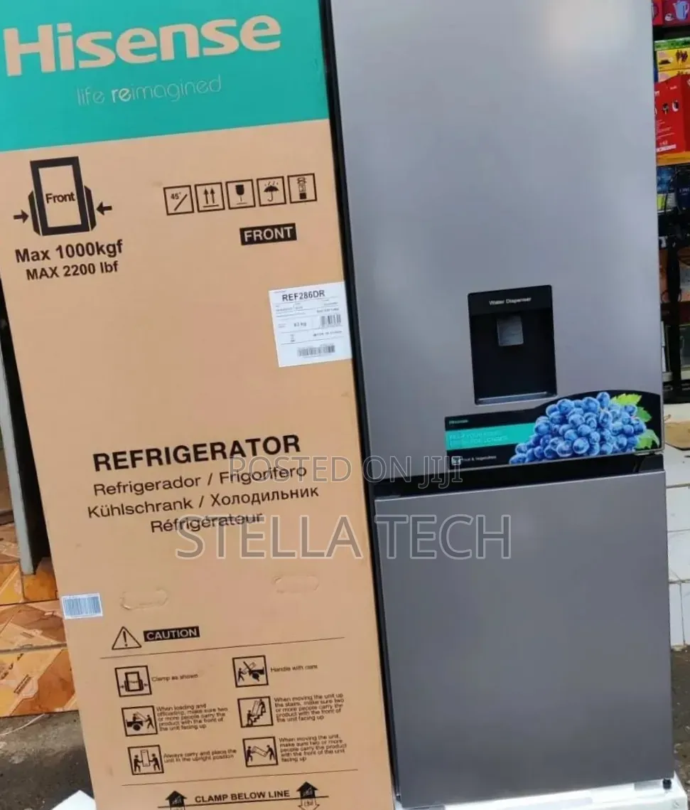 Hisense Double Door Fridge BOTTOM FREEZER 292 Litres No Frost