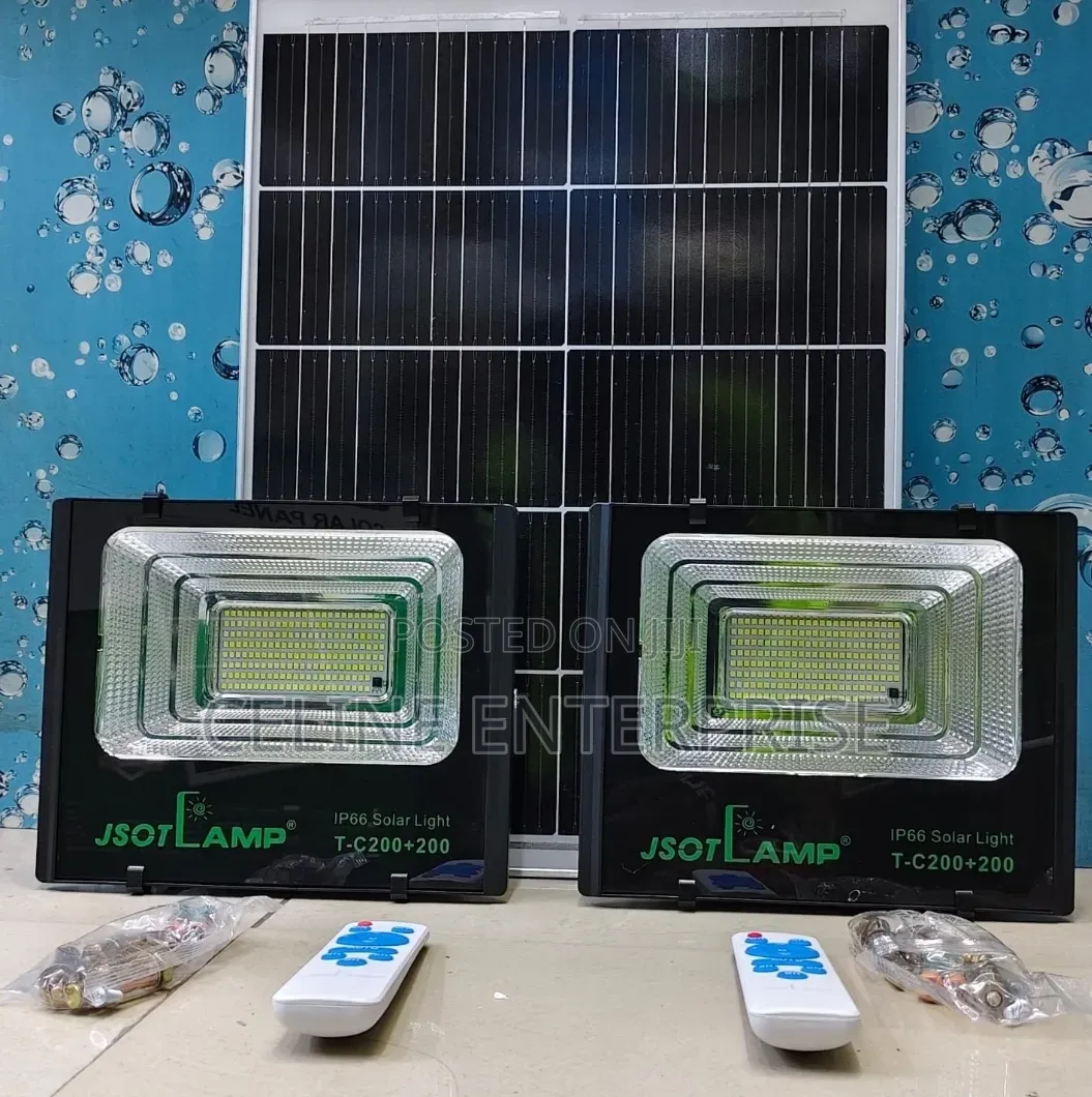2in1 TC 200W Solar Floodlights