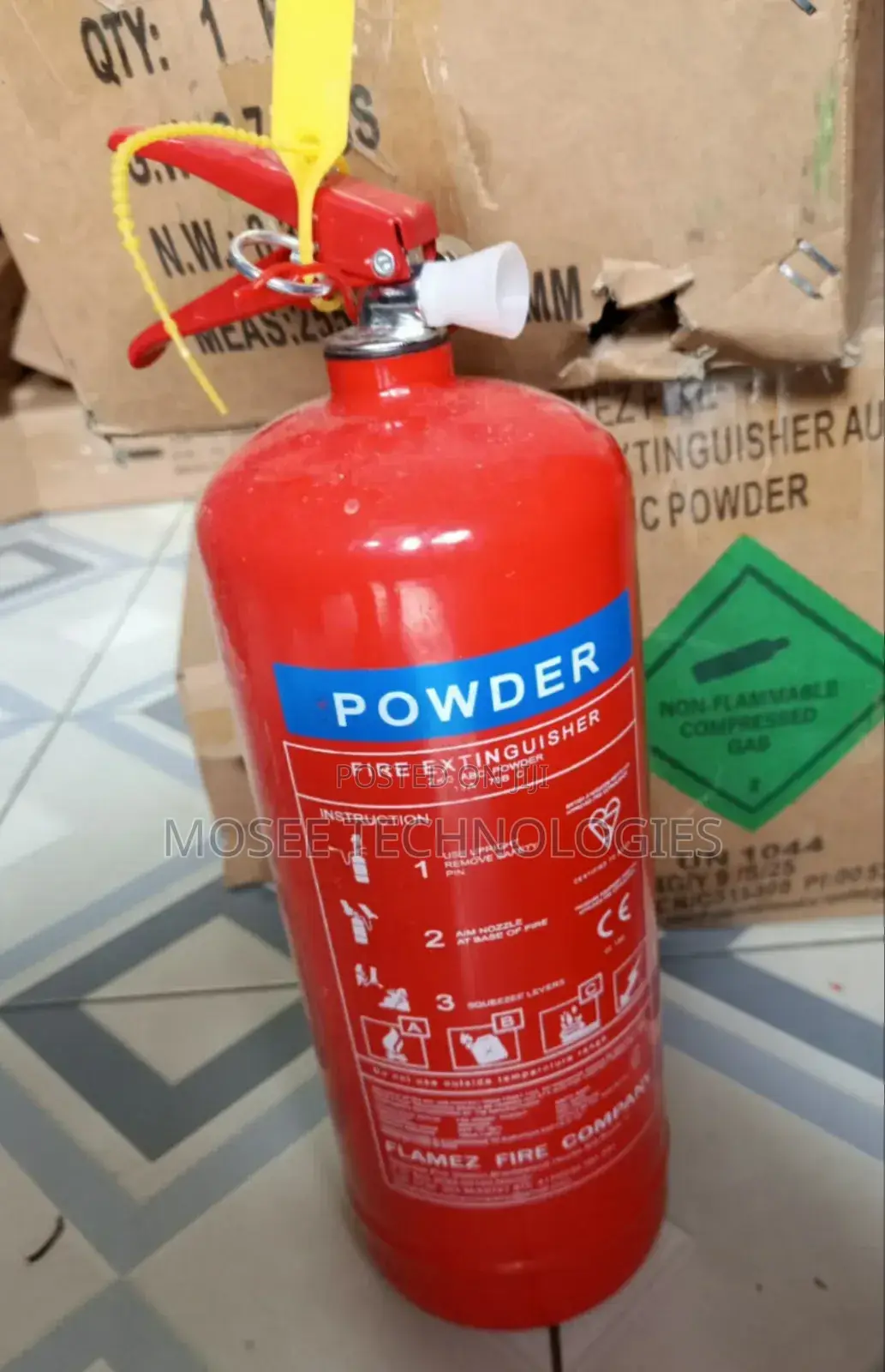 2KG Multi-Purpose ABC Fire Extinguisher for Emergency Safety