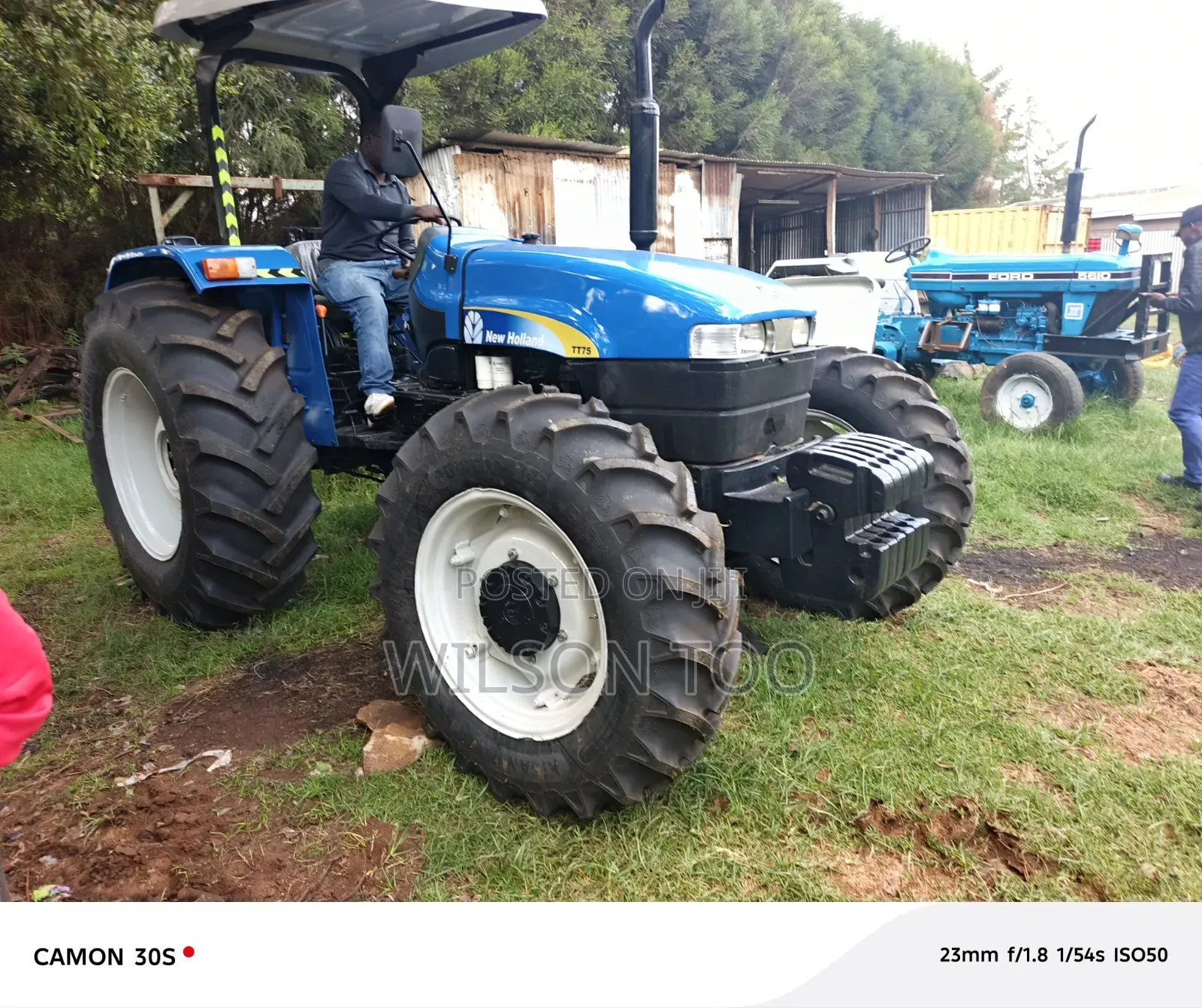 Tractor Newholland Tt 75 Four Wheel Stroke N