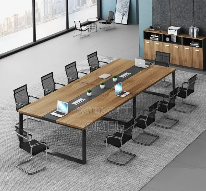 Office Table : 2.4M Conference Room Boardroom Meeting Table