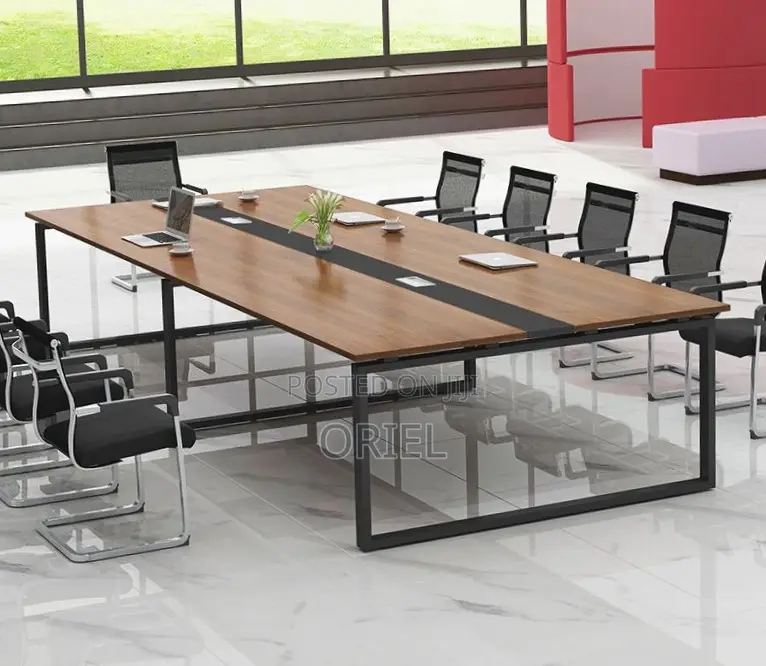 Office Table : 2.4M Conference Room Boardroom Meeting Table