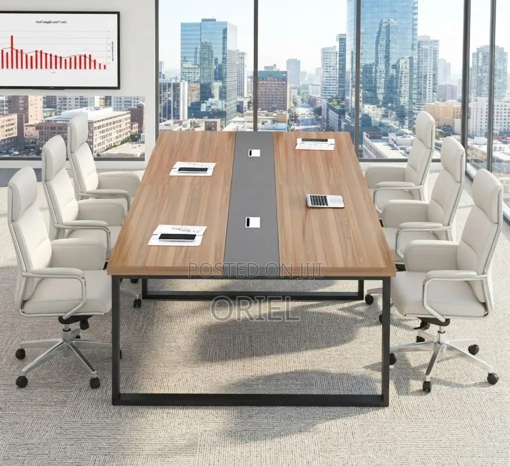 Office Table : 2.4M Conference Room Boardroom Meeting Table