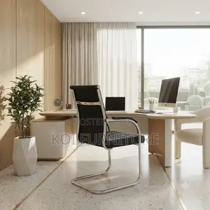 Office Chairs; Executive Leather High Back Visit Chairs