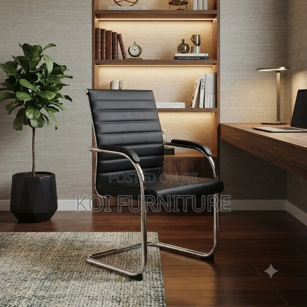 Office Chairs; Executive Leather High Back Visit Chairs