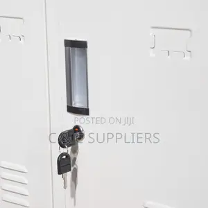 12 Locker White Metallic Cabinet