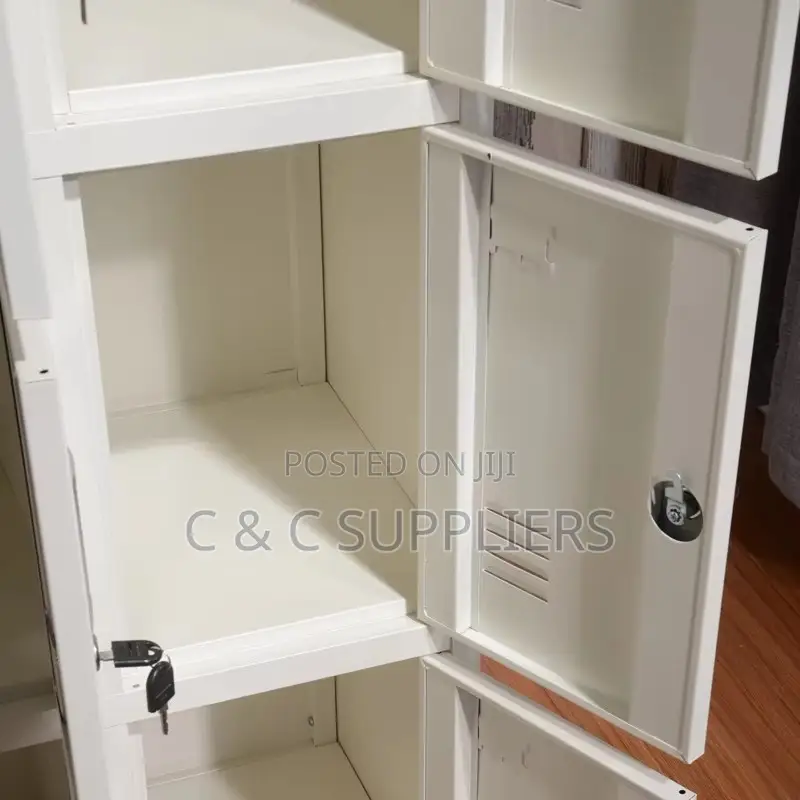 12 Locker White Metallic Cabinet