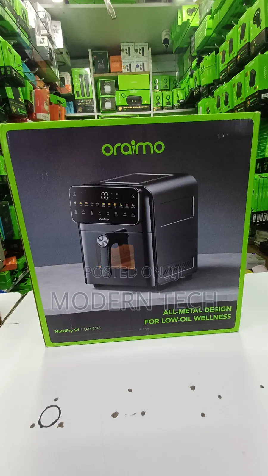 Oraimo NutriFry S1 6L 1500W 230°C High-Temp Air Fryer