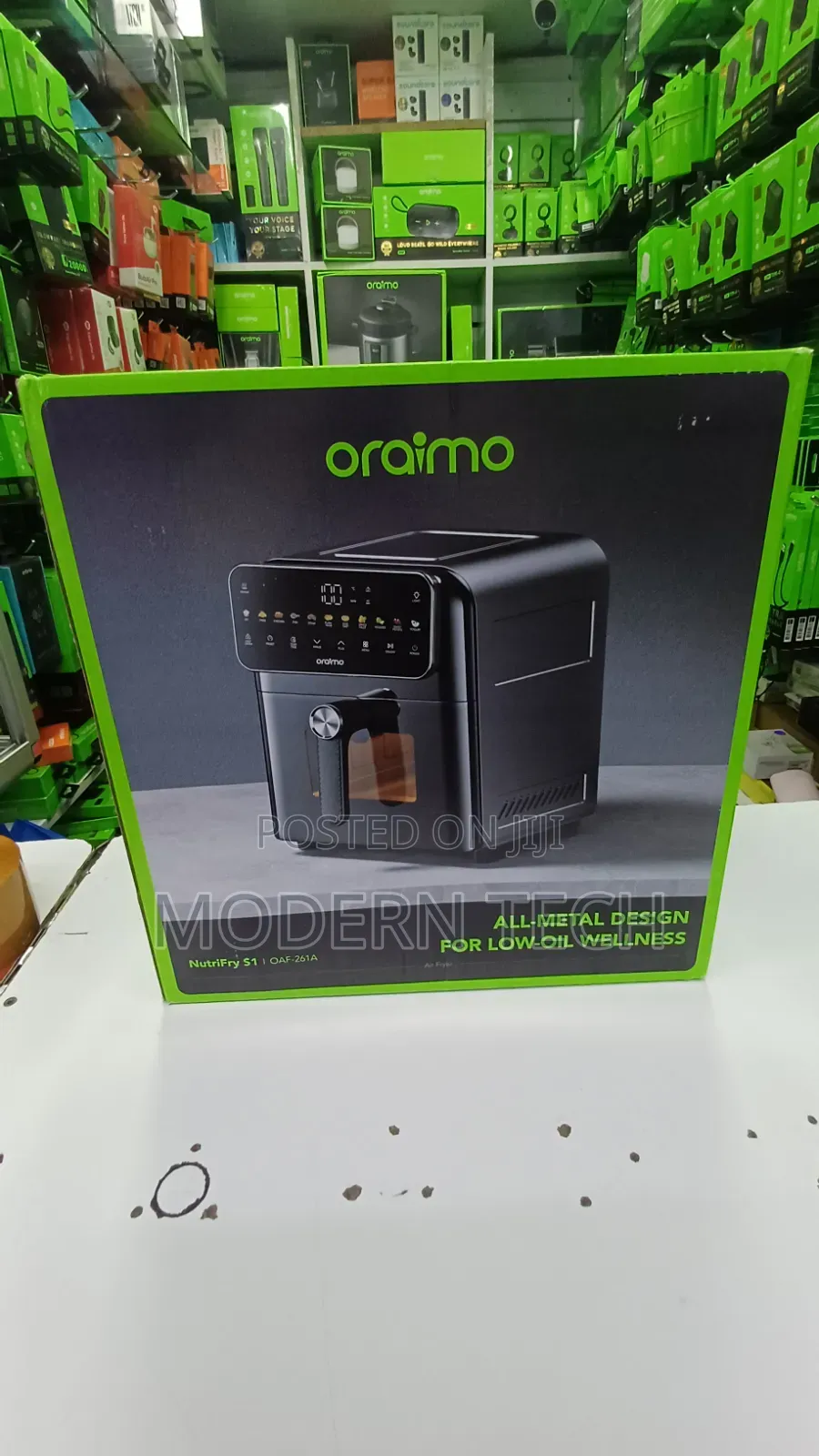 Oraimo NutriFry S1 6L 1500W 230°C High-Temp Air Fryer