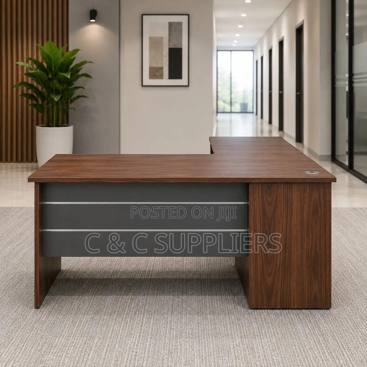 Imported L-Shaped Advanced Desk-1400mm