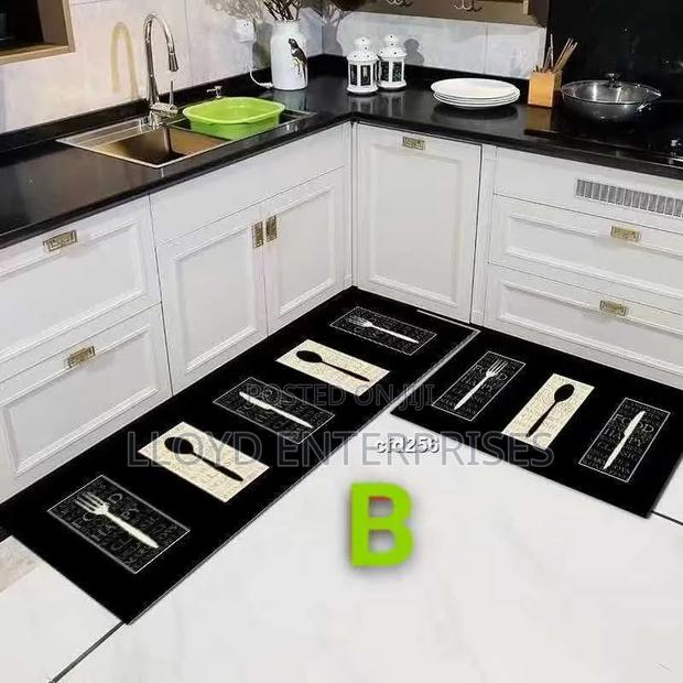 2pcs Kitchen Mats With Rubber Super Non-Slip Underside - main view