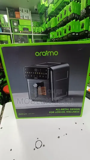 Oraimo NutriFry S1 230°C Air Fryer 6L Capacity – Low-Oil Cooking