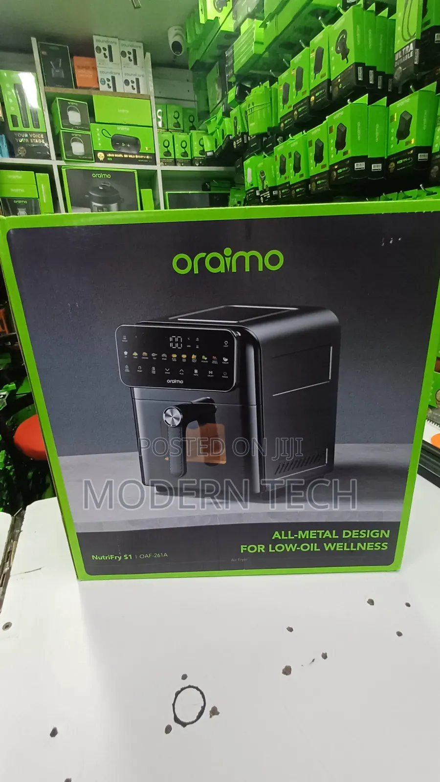 Oraimo NutriFry S1 230°C Air Fryer 6L Capacity – Low-Oil Cooking