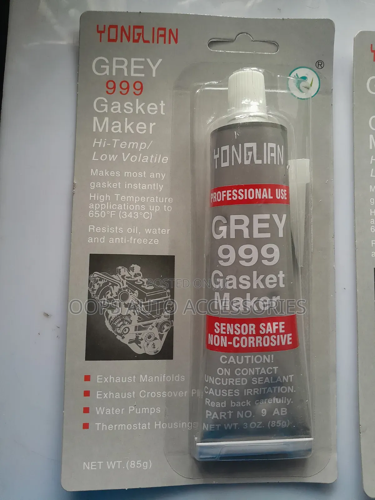 Grey RTV Silicone Engine Gasket Maker 85g