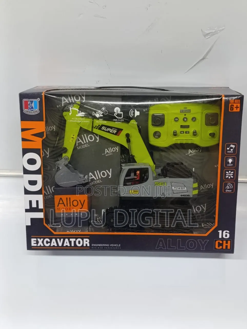 Remote Controlled Excavator.
