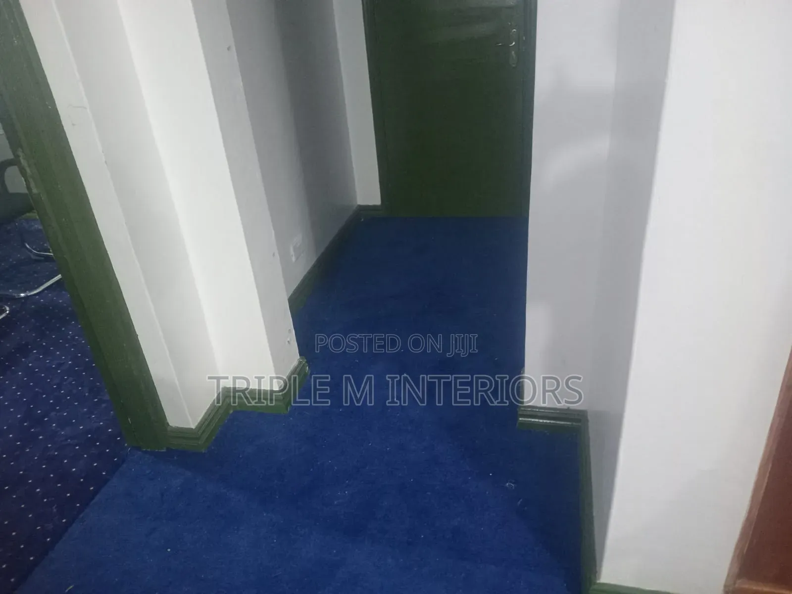 8mm Blue USA Office Wall to Wall Carpet