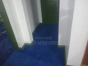 8mm Blue USA Office Wall to Wall Carpet