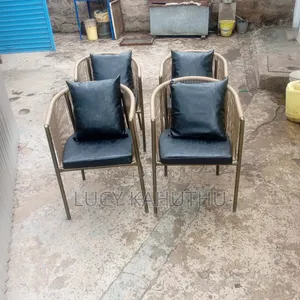 Fabric Weaving Outdoor Chairs With Powder Coated Finish