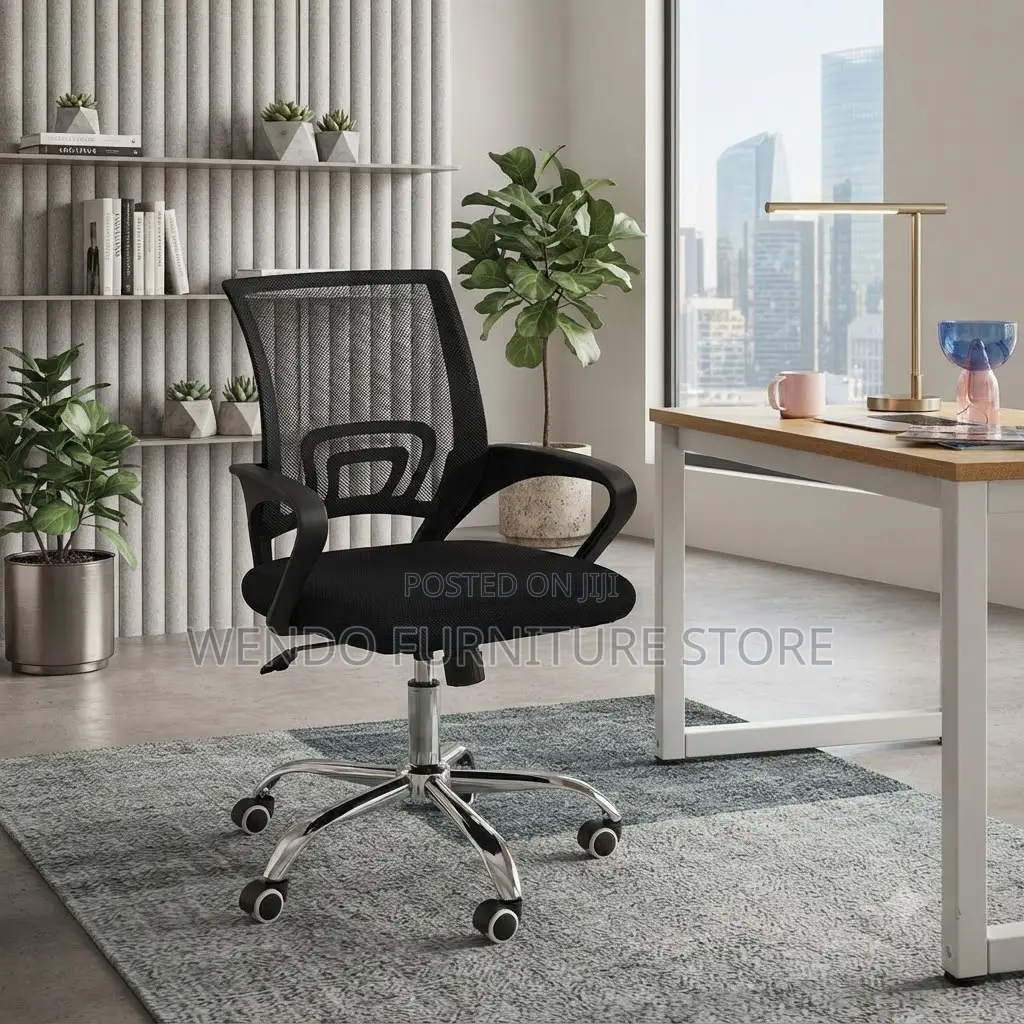 Office Chairs; Clerical Mid Back Ergonomic Fabric Seat