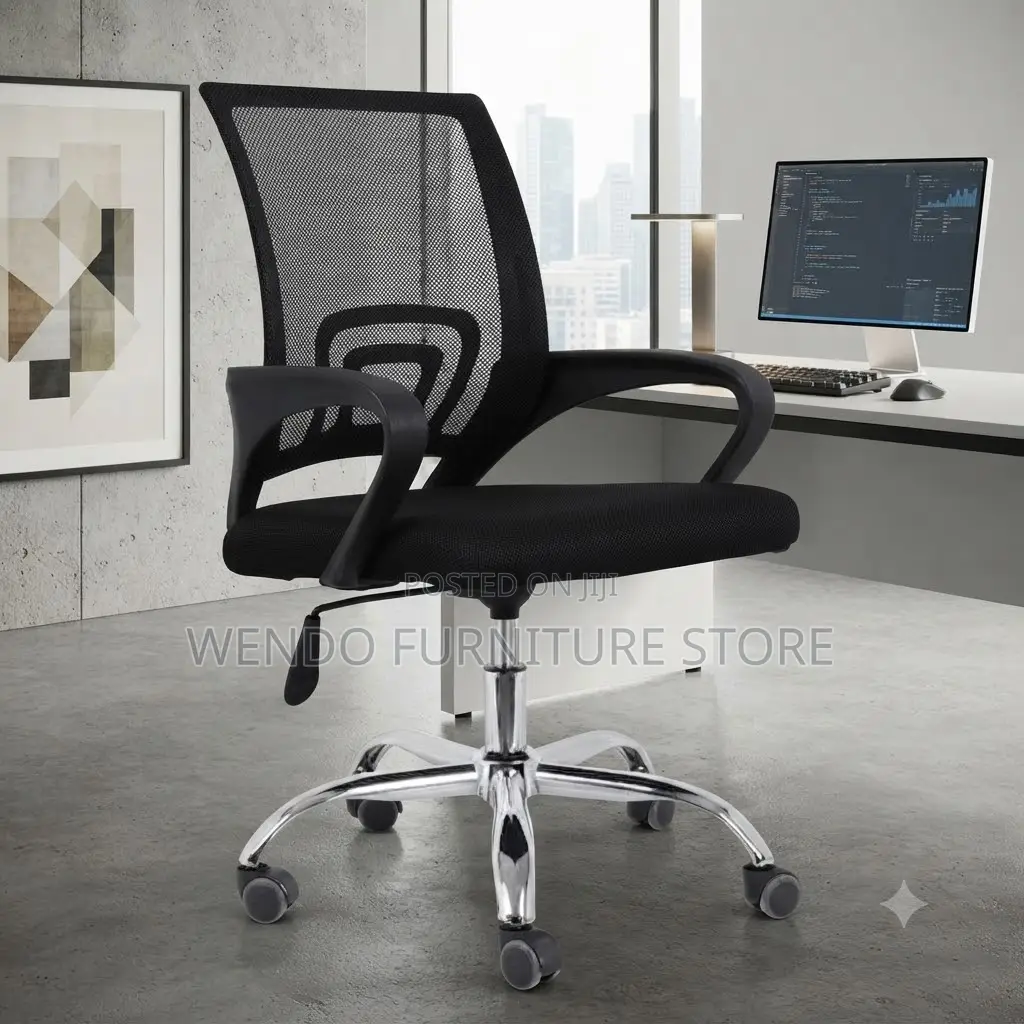 Office Chairs; Clerical Mid Back Ergonomic Fabric Seat