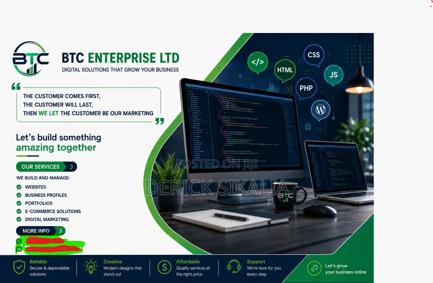 I Build and Manage Websites