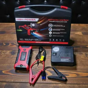 High Power 12V 99800mAh Emergency Car Jump Starter With Air Compressor
