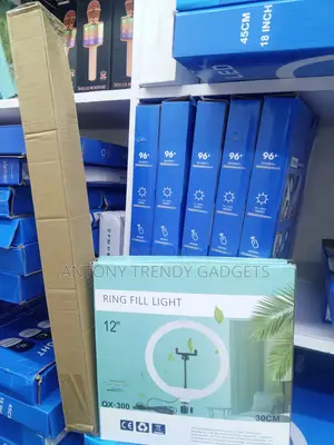 12 Inch USB LED Ring Light With Adjustable Tripod Stand