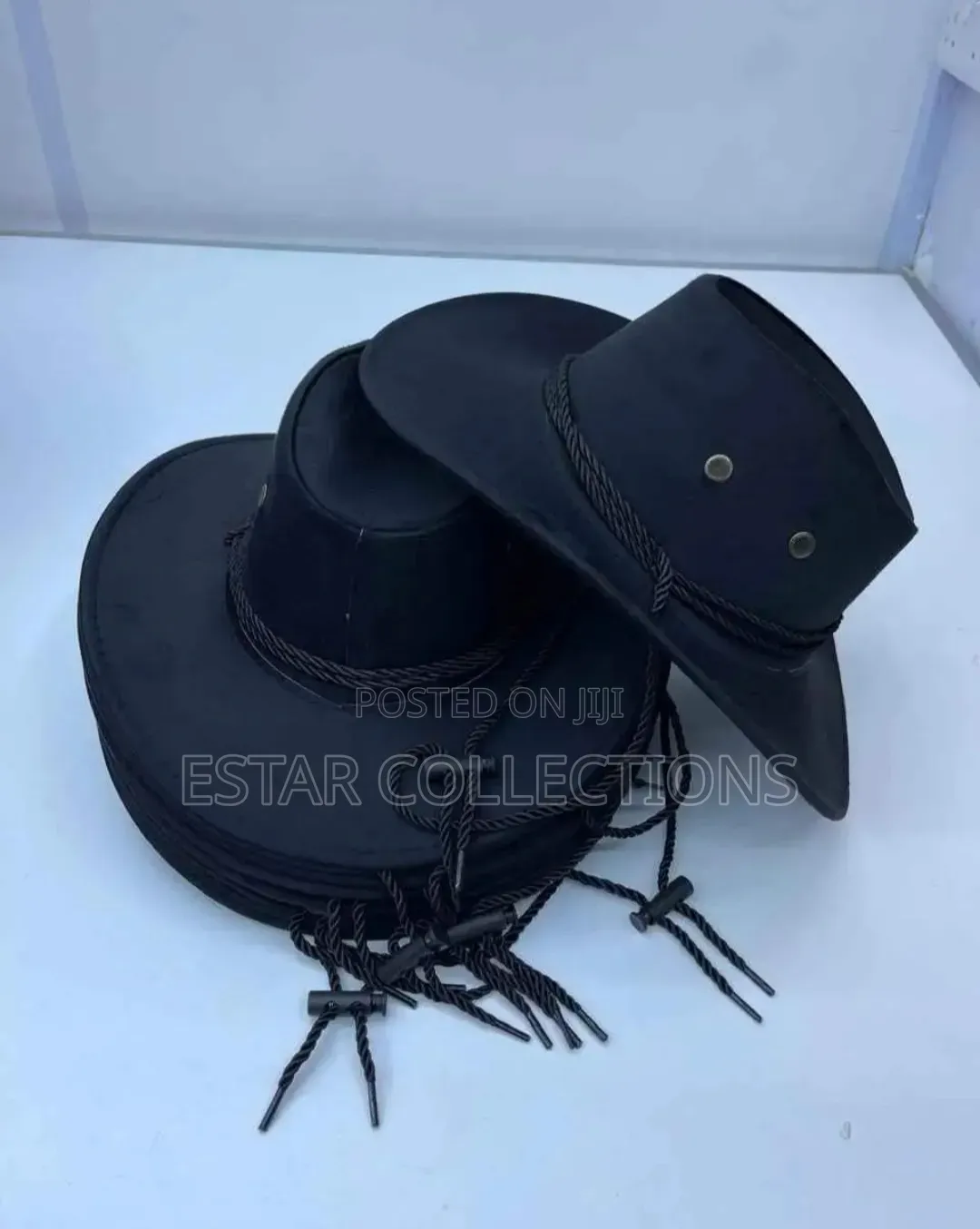 Black and White Cowboy Hat