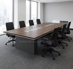 Boardroom Table; 6-8 Seater Wooden Board Meeting Table