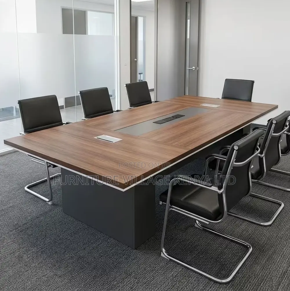 Boardroom Table; 6-8 Seater Wooden Board Meeting Table