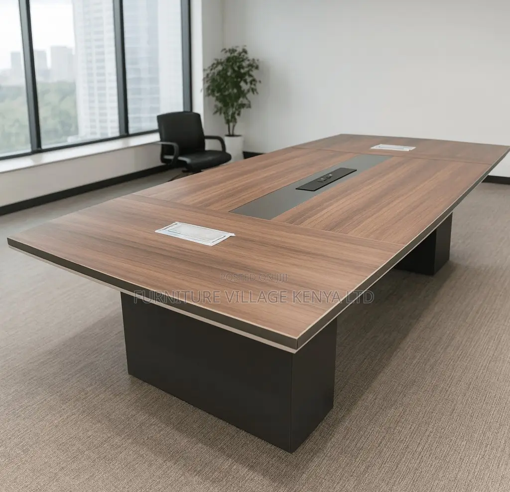 Boardroom Table; 6-8 Seater Wooden Board Meeting Table