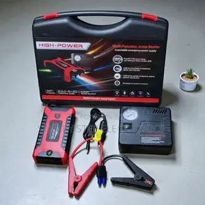 Compact Build 12V 99800mAh Emergency Car Jump Starter Air Compressor