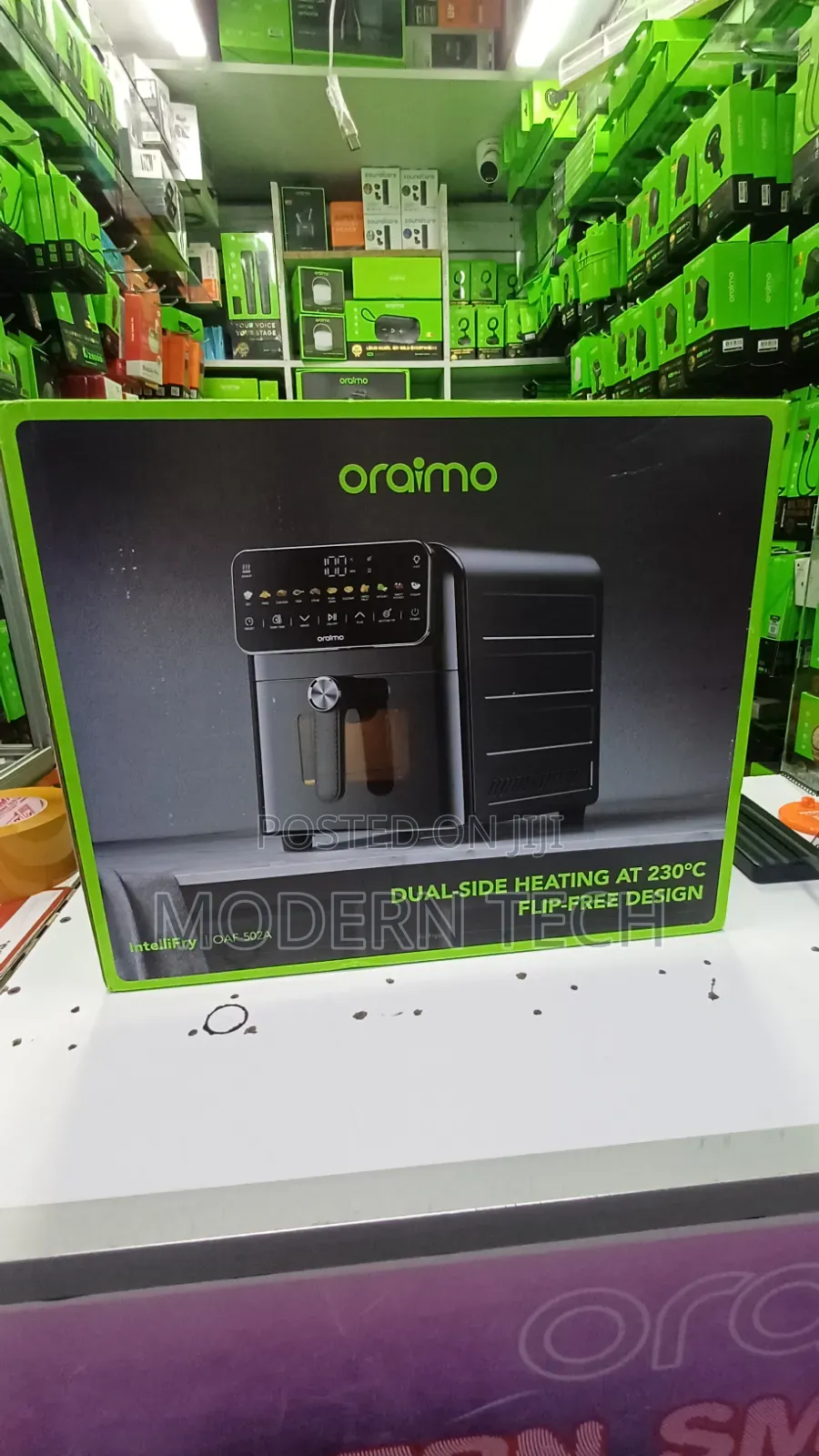 Oraimo IntelliFry Large 9L Air Fryer – Flip-Free Cooking Technology