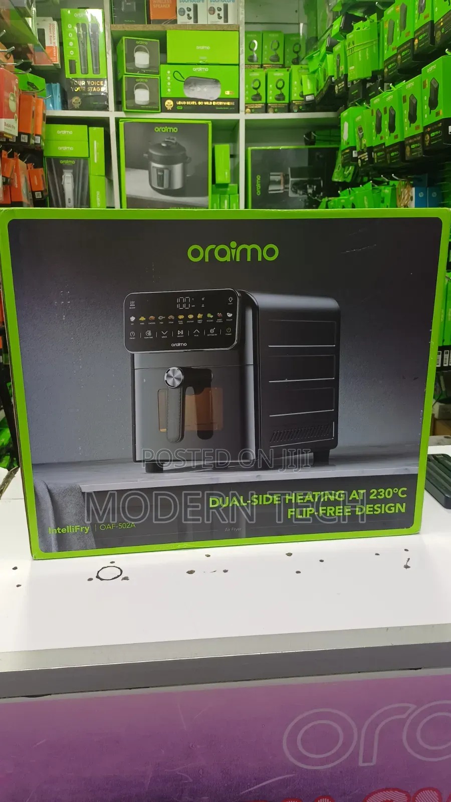 Oraimo IntelliFry Large 9L Air Fryer – Flip-Free Cooking Technology