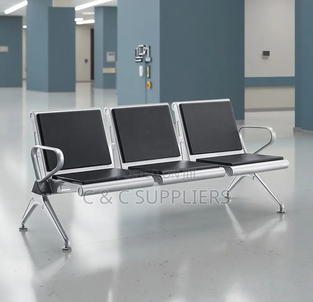 3-Seater Heavy Duty Hall Way Visitors Bench