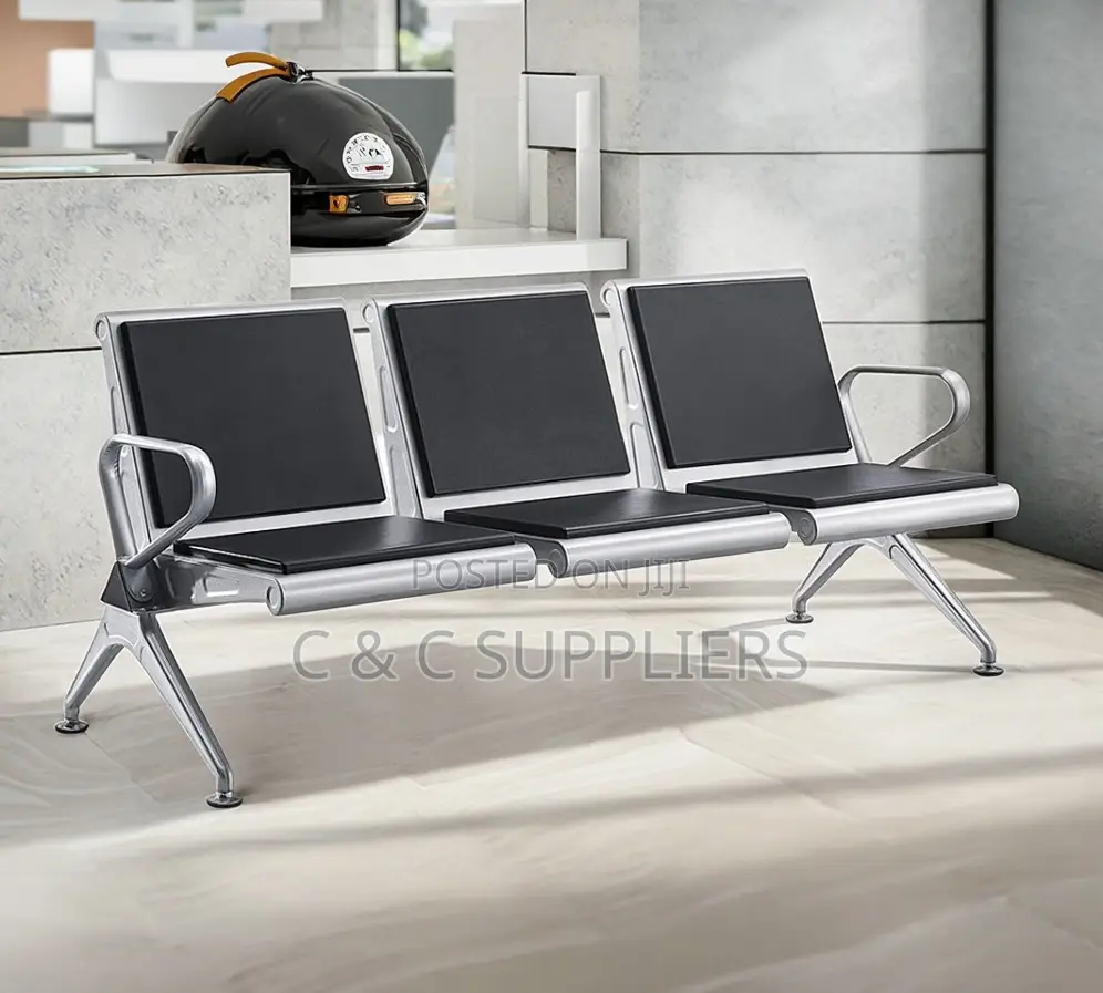 3-Seater Heavy Duty Hall Way Visitors Bench