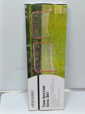 Twin Soccer Goal Post and Net