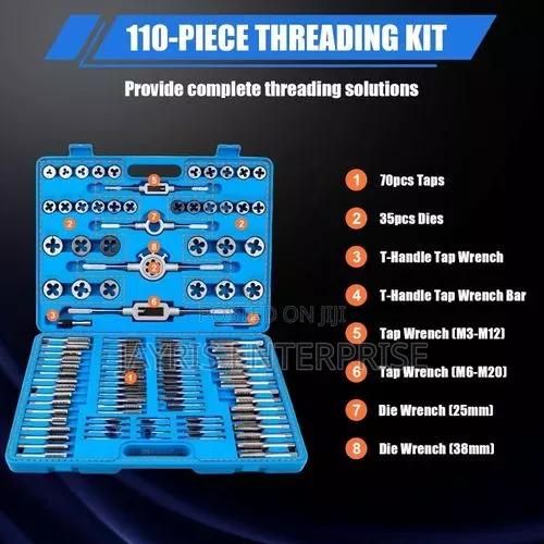Generic Heavy Duty Taps and Die Kit
