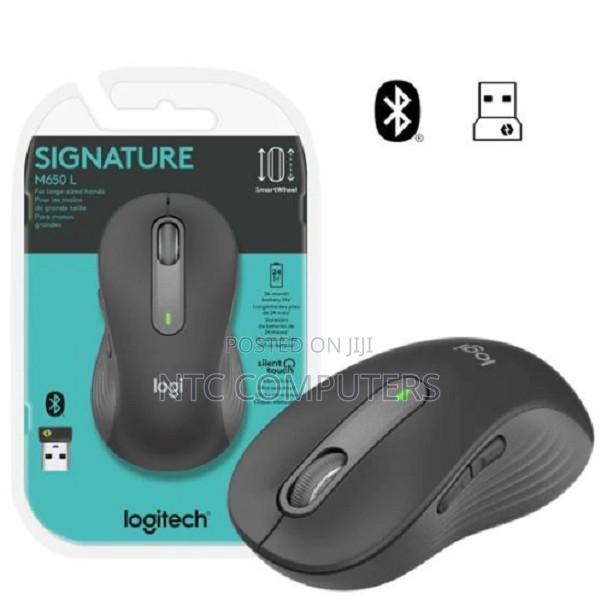 Logitech M650L Signature Wireless Mouse Bluetooth-Right/Left Handed
