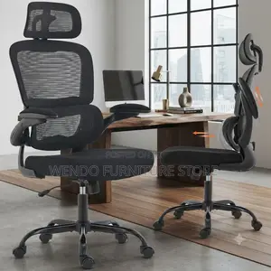 Office Chairs; Executive Orthopedic Flip Up Arm Chairs