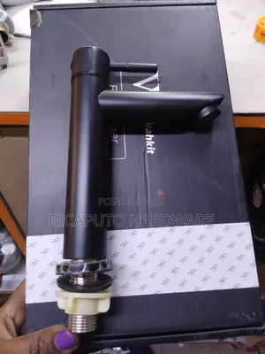 Basin Pillar Tap Black