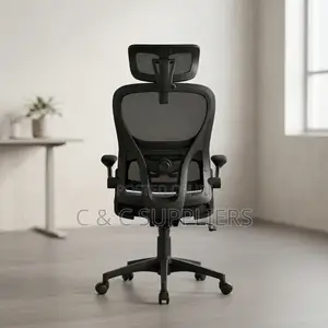 Ergonomics Study Desk Chair With Flip Arms