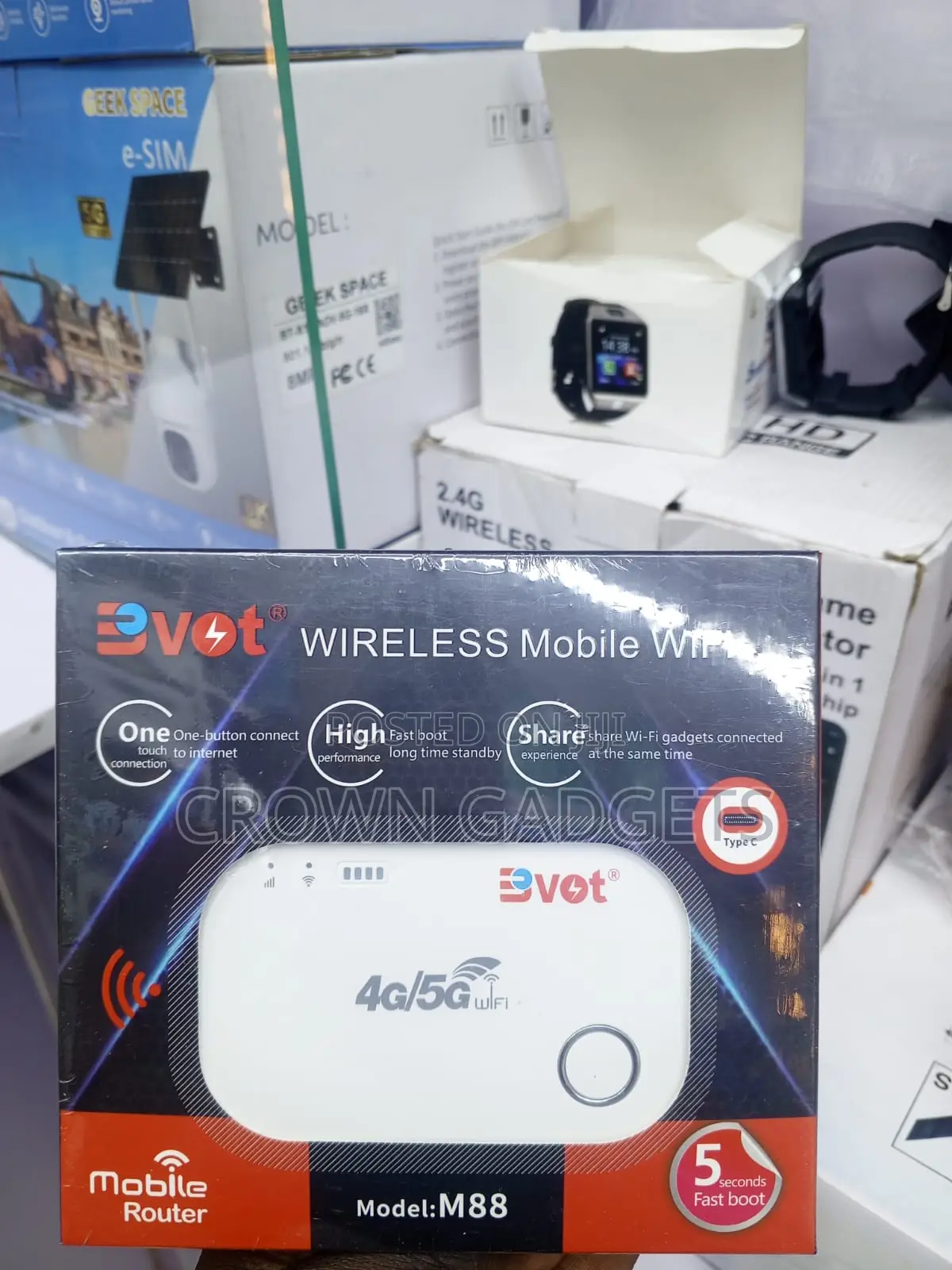 BVOT M88 Pocket WiFi Router for Home, Travel Office