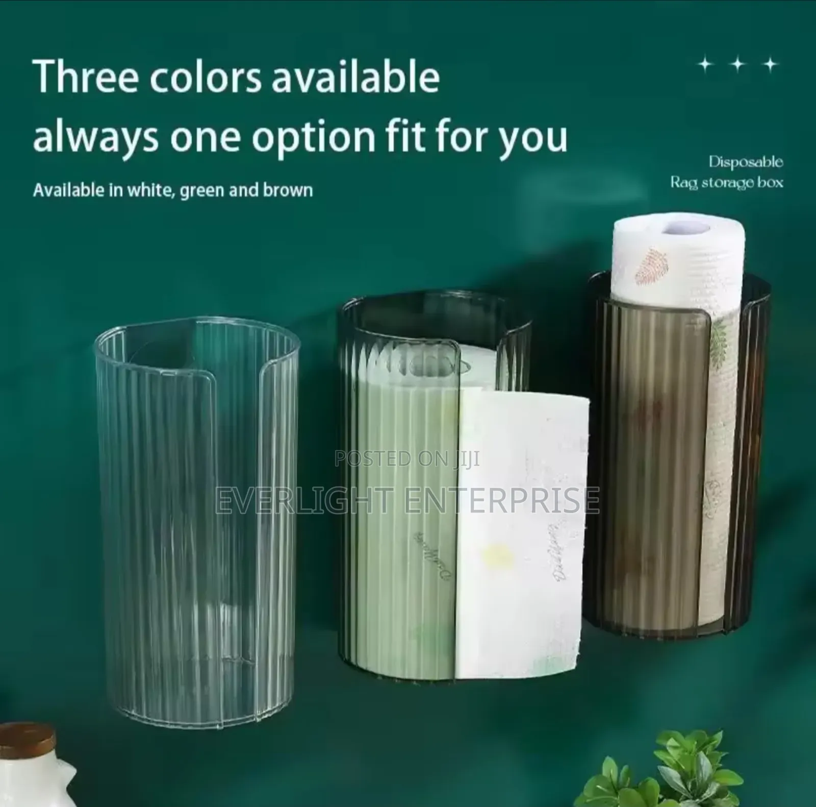 Wall-Mounted Bathroom Tissue Box