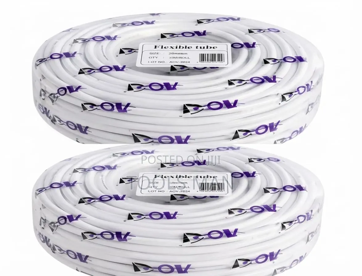 1.5mm Flexible White Tube 90m Roll.