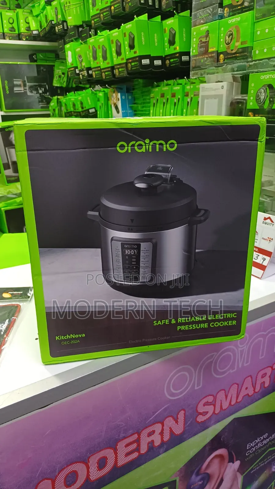 Oraimo KitchNova 1200W 6L Pressure Cooker