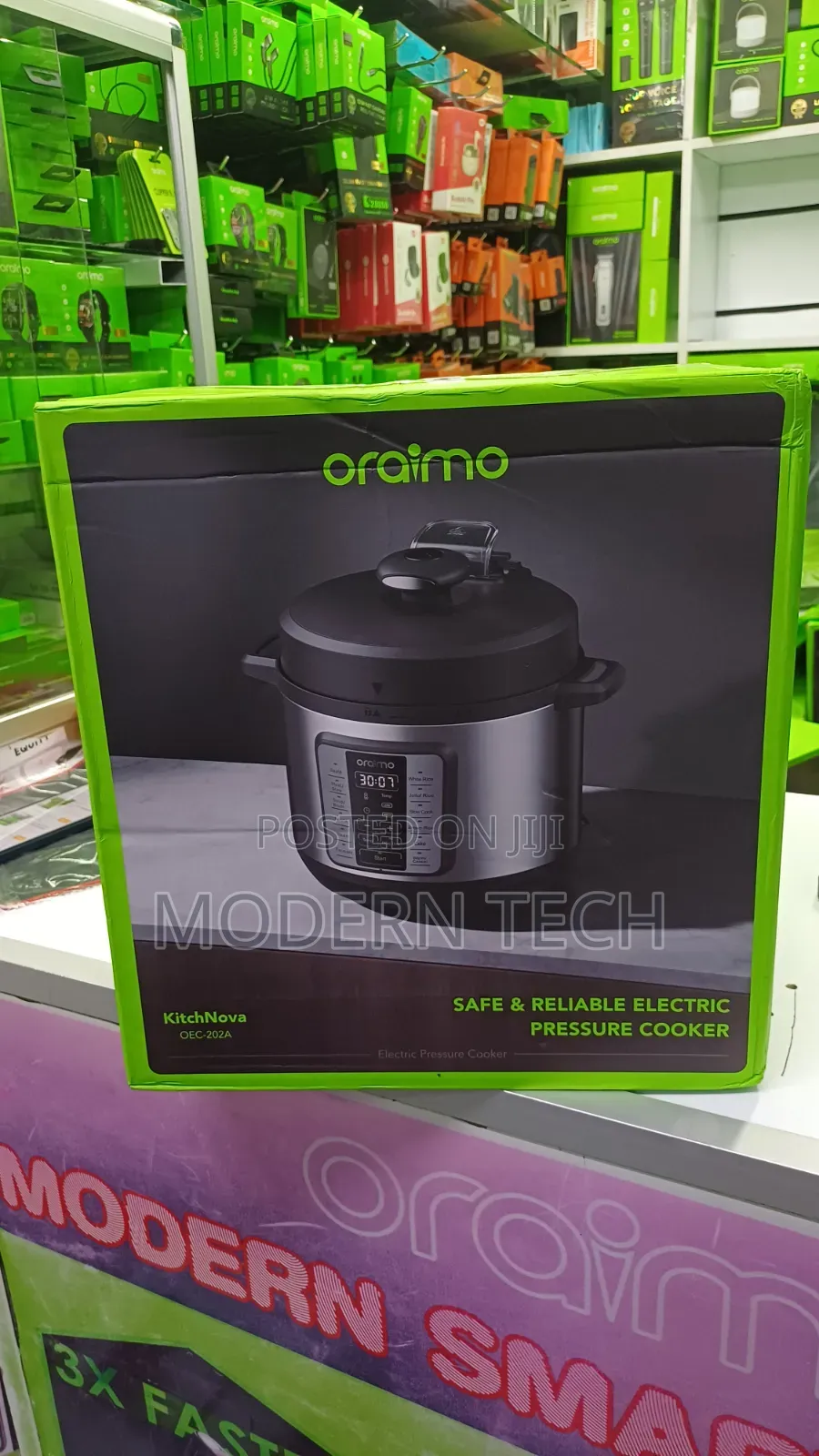 Oraimo KitchNova 1200W 6L Pressure Cooker