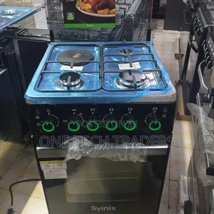 Standing Cooker 3+1 50 by 55 Syinix Jet Valve, Electric Oven